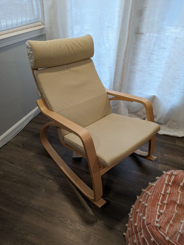 Ikea Rocking Chair (Real Leather)