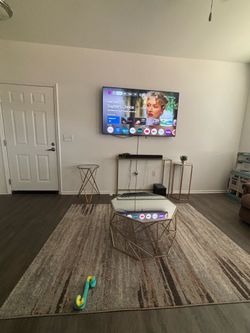 Living room decor tables and Rug