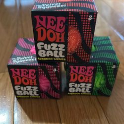 Needoh Fuzz Ball Squishy