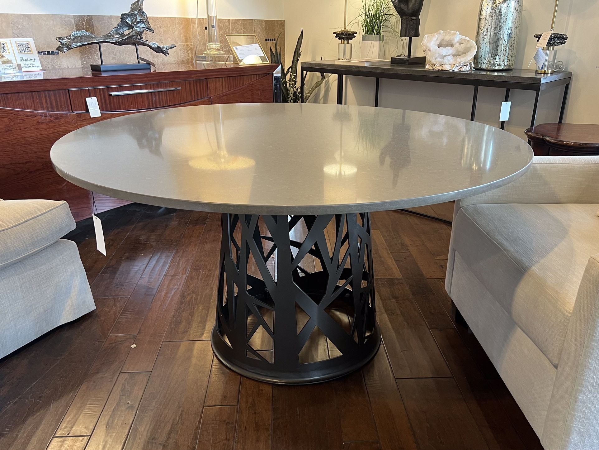 McGuire Furniture Chaparral Round Dining Table