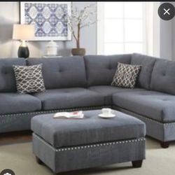 Reversible Sectional  2 Colors Available 