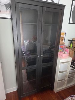 Glass door cabinet