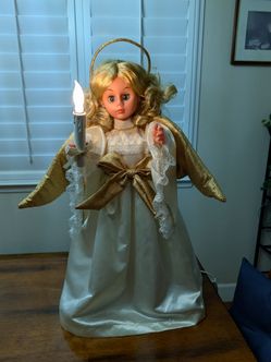 24" Christmas Angel with Light