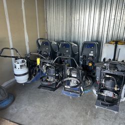 Floor Scrubbers And Propane Buffers 