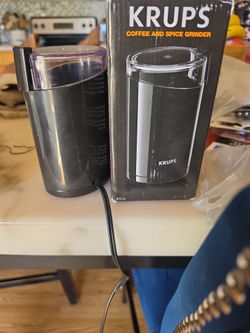 Krups coffee grinder open box