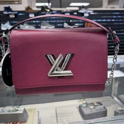 Louis Vuitton Shoulder Twist Bag In Fuchsia $2695