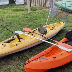 Kayaks For Sale $600 OBO, Pelican Eclipse 116 Deluxe & Ocean Kayak Frenzy.