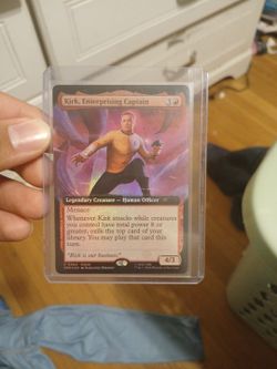 Kirk, enterprising captain mtg comic con promo