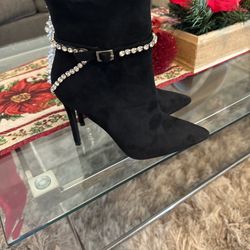 Black Booties Size 8