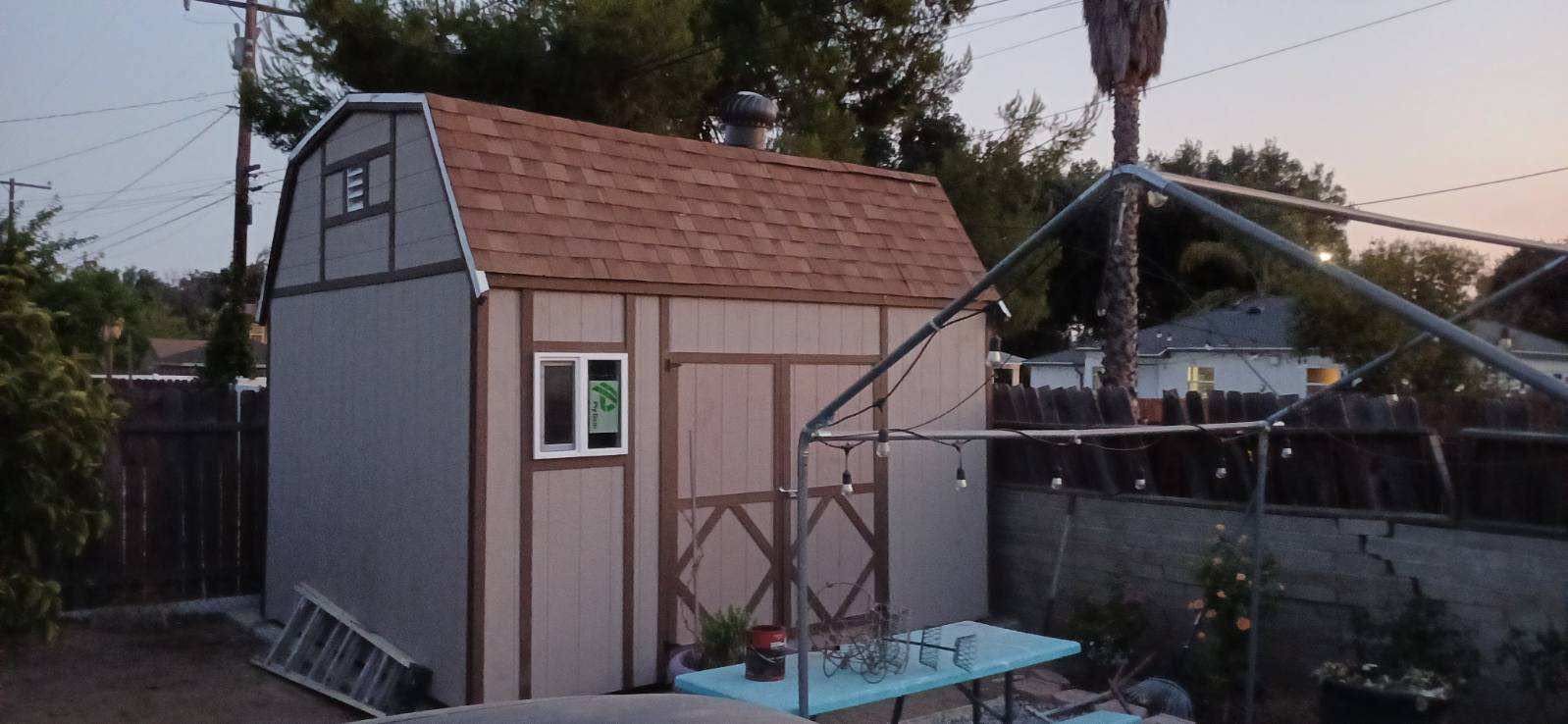 8x10x12 Barn Style Shed