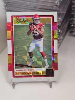 Patrick Mahomes II Donruss The Rookies Chiefs rookie card