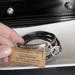 Christian Leather Wrap Bracelet Quote Jeremiah 29:11