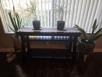 Mahogany Wood Console Table
