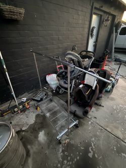 Heavy-Duty Commercial Rolling Garment Rack