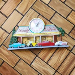 Coca Cola Family Drive-Inn Wall Clock
