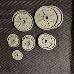 Weight Plates 2.5 Lbs To 45lbs 