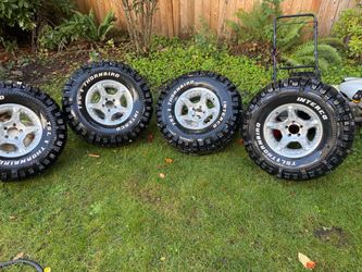 Super Swampers 33 x 11.5. 15in rims