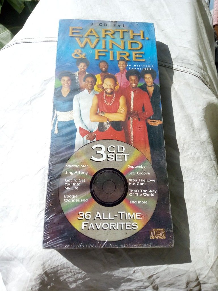 Earth Wind & Fire 3 CD Set 36 All-time Favorites