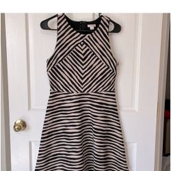 Black And White Striped Dress