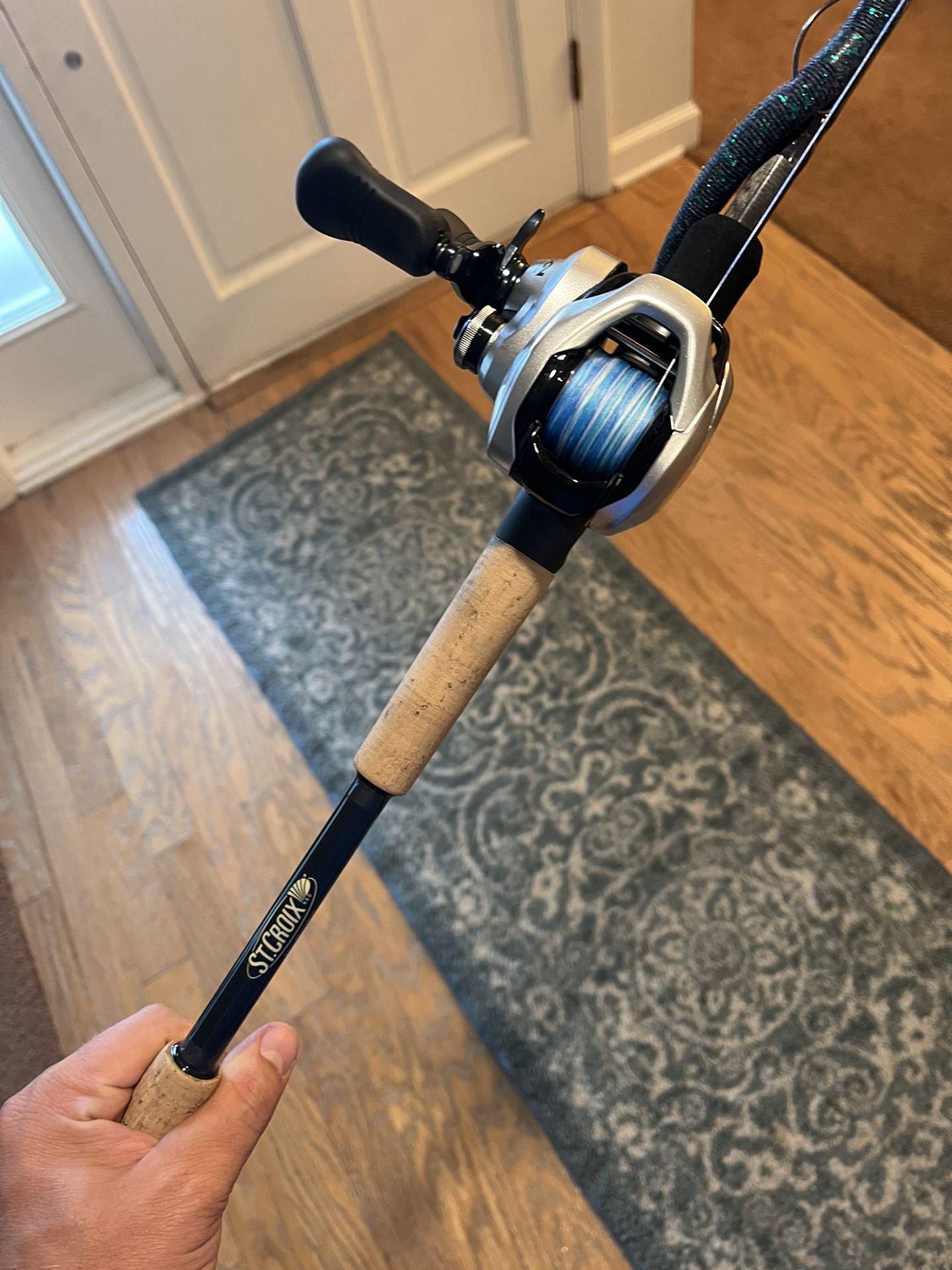 Inshore Or Bass Combo - Like New Shimano Tranx 201hg on a St Croix Victory 7’3” MH Fast Rod