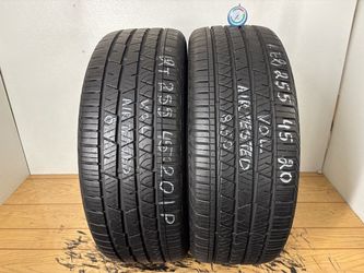 2 tires 255 45 20 Continental Crosscontact lx Sport like new
