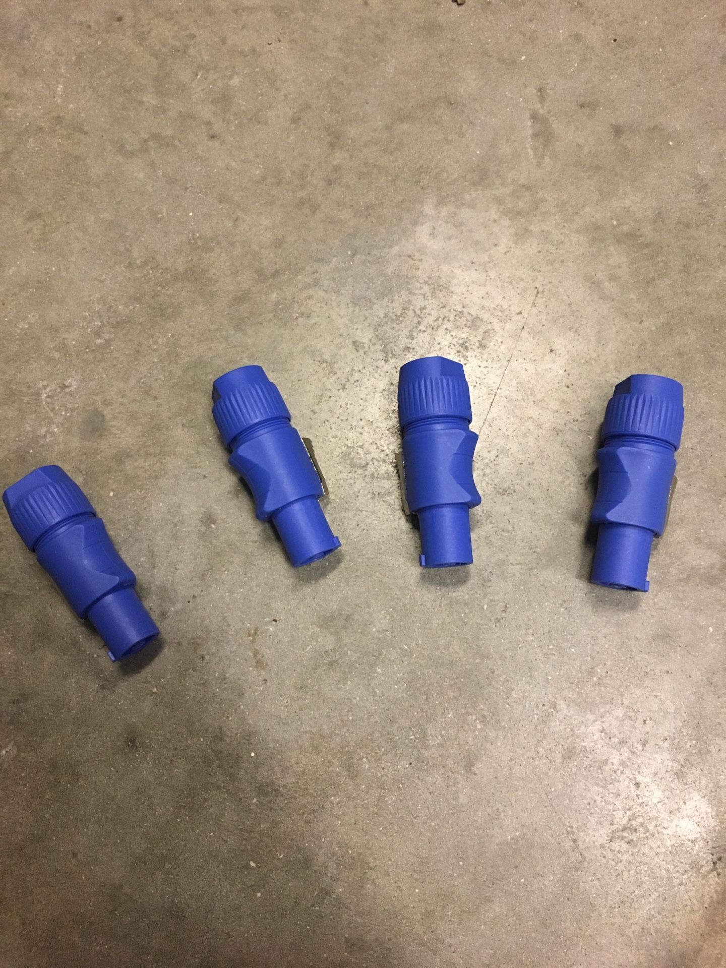 Powerkon speaker connectors 4 pc