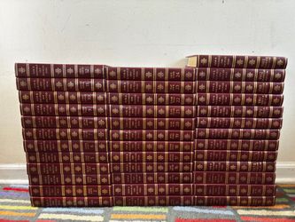 Vintage Complete Funk & Wagnalls New Encyclopedia 27-Volume Set + 1974–1983 Yearbookste Funk & Wagnalls New Encyclopedia set -Burgundy faux leather wi