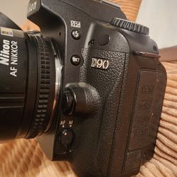 Nikon Camera With 50mm Lense