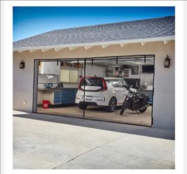 Garage screen mesh