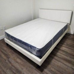 QUEEN Size Bed Frame With Mattress New Bedroom Furniture Queen Mattress And Bed 