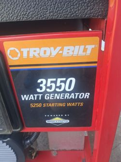 TROY-BILT 3550 WATT GENERATOR