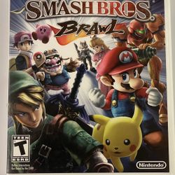 Nintendo Wii Super Smash Bros Brawl Game