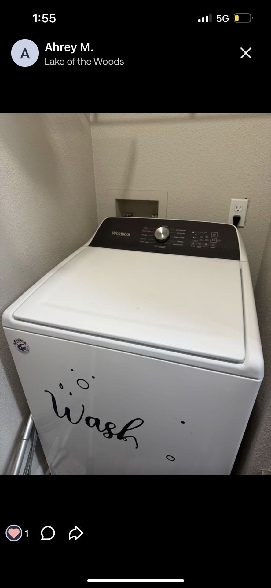 Washer And Dryer