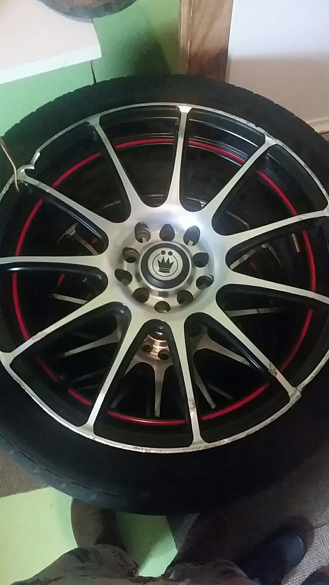 4 rims with tires