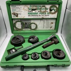Slug-Buster® Knockout 1/2"–2" Conduit Punch Driver Set, Complete