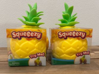 Squeeezy Pineapple Squishy Toy New in Box