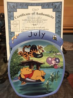 Winnie The Pooh Plates