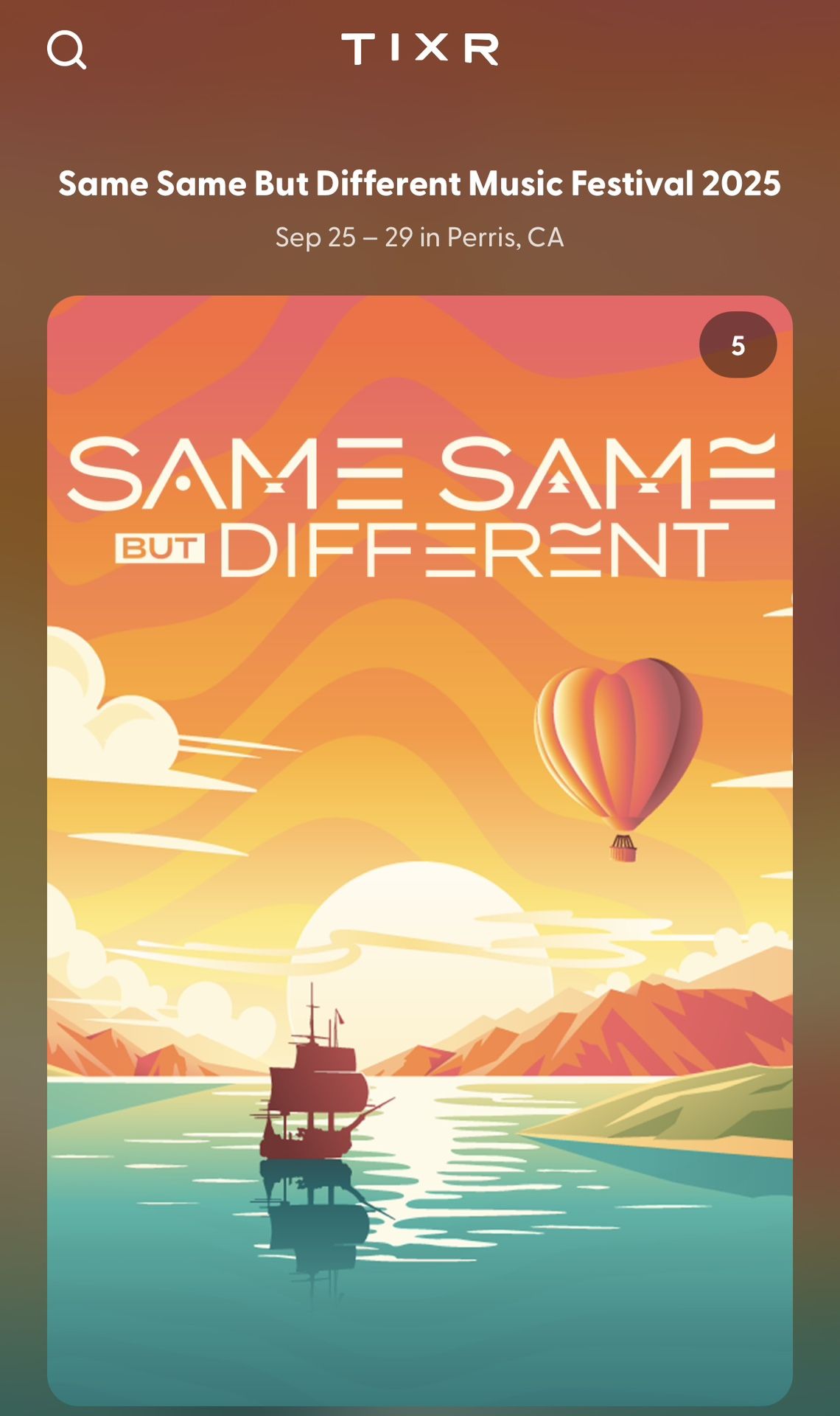 Same Same But Different Festival Passes