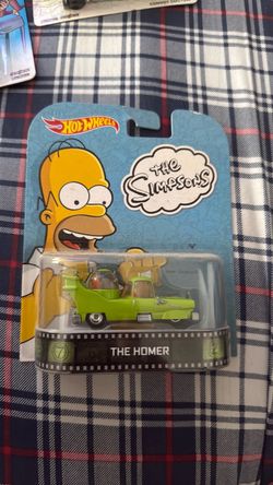Hot Wheels Retro Entertainment THE SIMPSONS THE HOMER Real Riders BDV00 2014 NEW