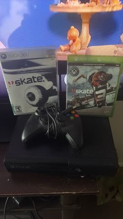 X box 360, and 2 games