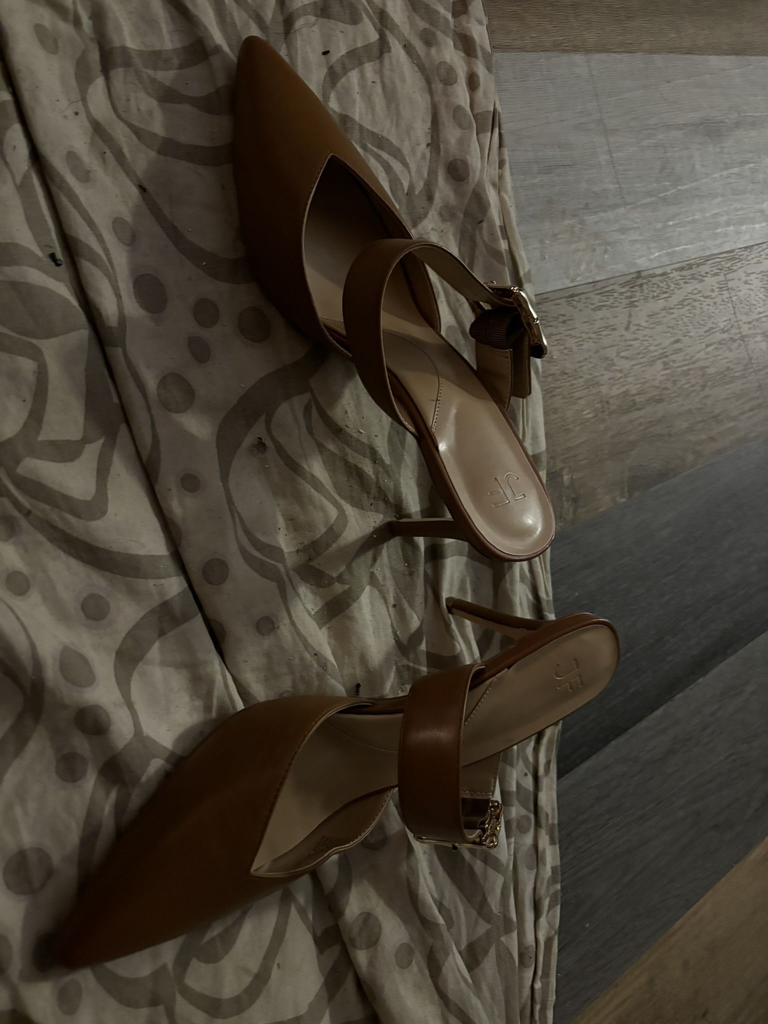 Women’s Shoes, Brown, Mule Heels