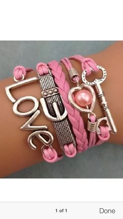 Leather bracelet