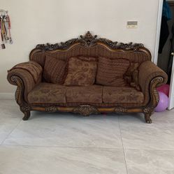 2 Brown Couches 