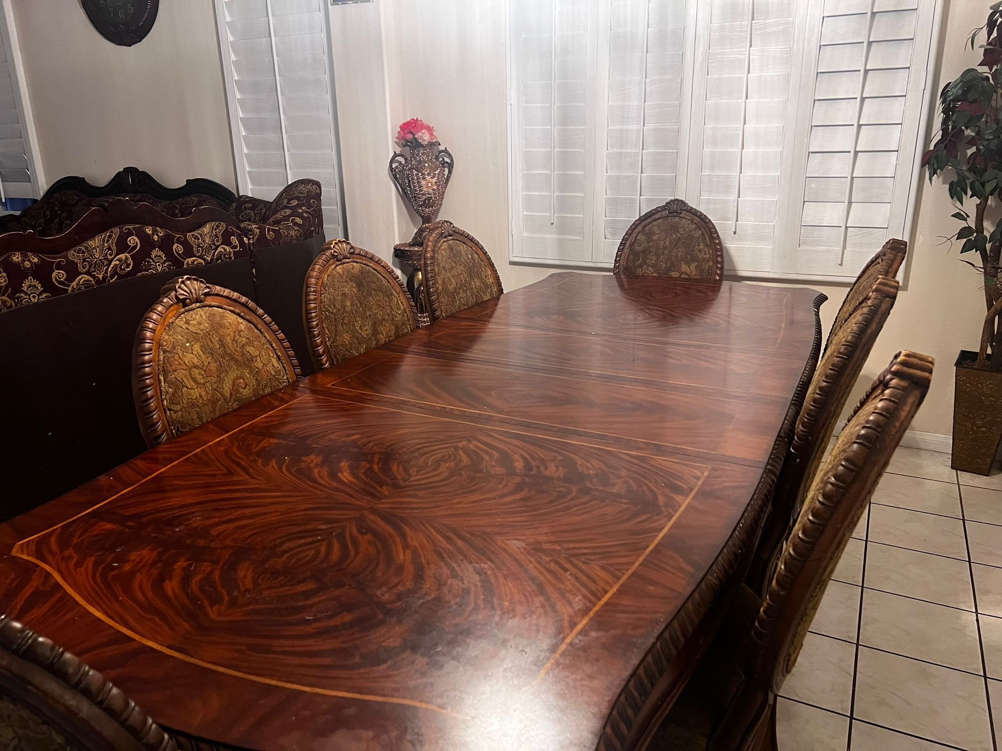 Dining Table 8 Chairs