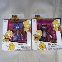 Jakks Pacific The Simpsons Itchy & Scratchy New 2025