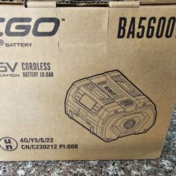  Brand New Ego 10ah 56v Battery Mint
