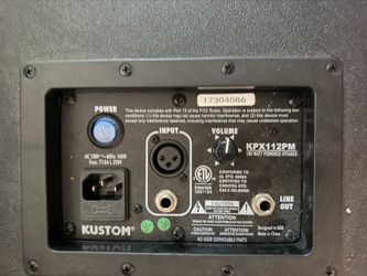 Kustom KPX112PM Active Speaker