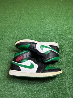 Jordan 1 Mid Green Toe