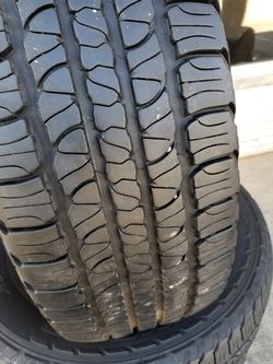 Good set of 245.65r17 Goodyear fortera