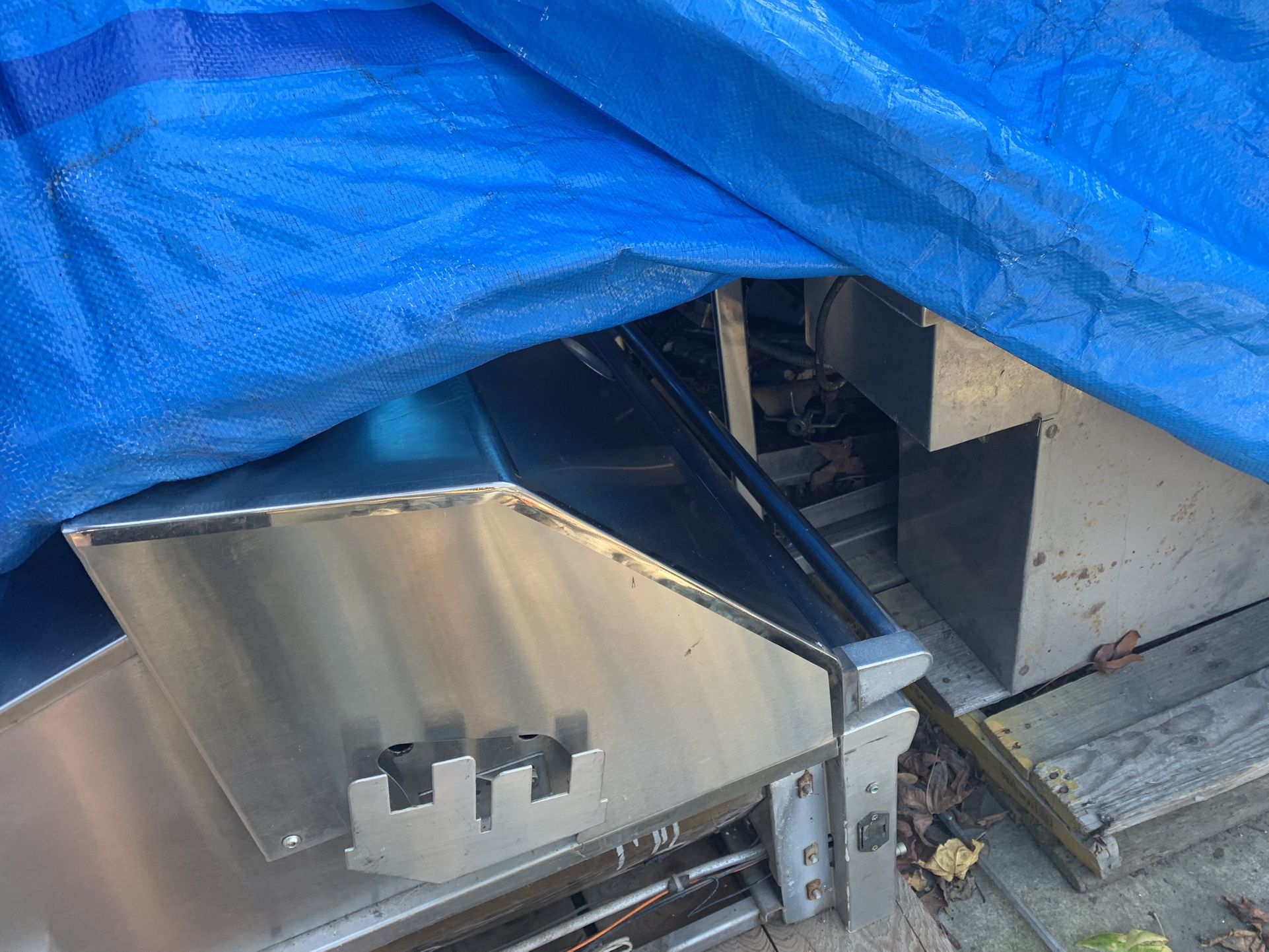 Massive Stainless Steel BBQ Huge Granite Top